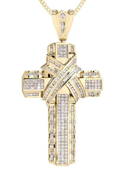 14-Yellow-Gold-Diamond-Cross-Necklace-2.webp