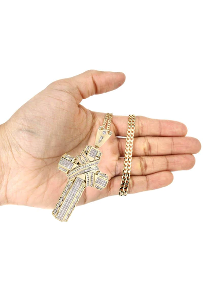 14-Yellow-Gold-Diamond-Cross-Necklace-5.webp