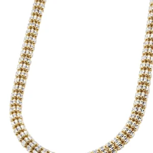 14K Gold Yellow Ice Chain For Sale