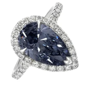 2 Carat Fancy Vivid Blue Diamond VVS1 Exceptional GIA Certified
