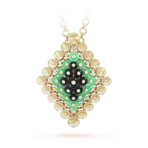 Bouton d'or pendant and detachable clip