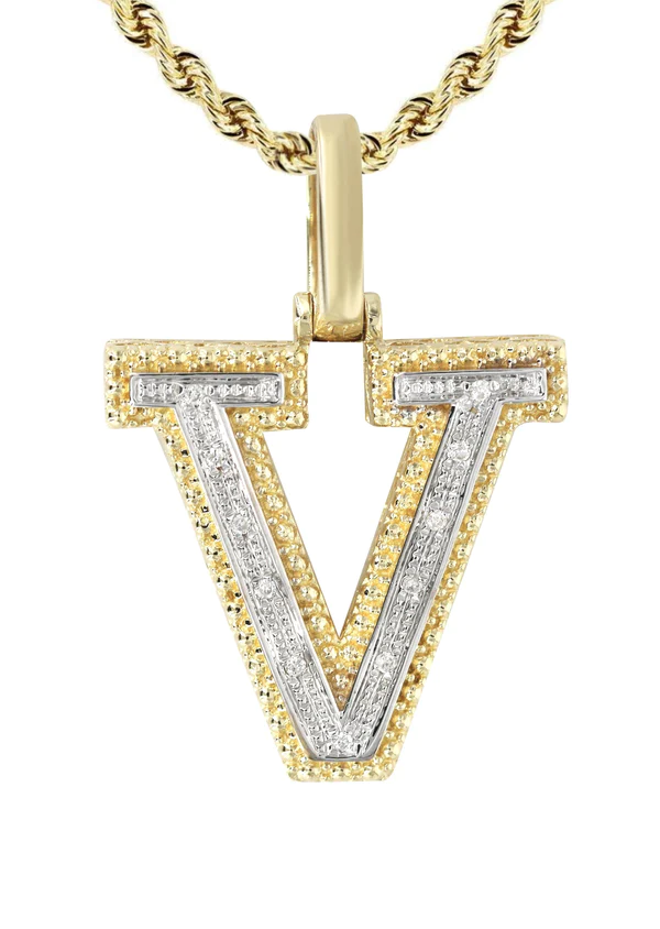Diamond-10K-Yellow-Gold-Letter-V-Necklace-2.webp