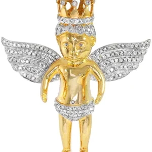 Diamond Angel Pendant | 30.22 Grams | 2.56 Carats