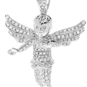 Diamond Angel Pendant | 8.68 Grams | 2.07 Carats