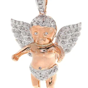 Diamond Angel Pendant | 9.49 Grams | 0.99 Carats