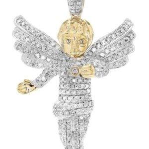 Diamond Angel Pendant | 13.09 Grams | 2.77 Carats