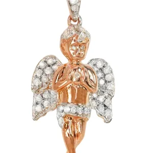 Diamond Angel Pendant | 3.97 Grams | 0.56 Carats