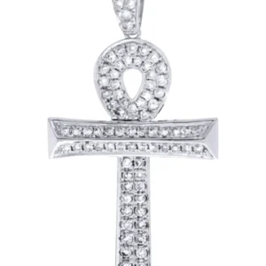 Diamond Ankh Pendant | 0.47 Carats | 3.44 Grams