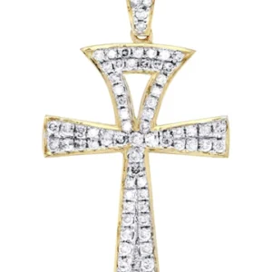 Diamond Ankh Pendant | 1.07 Carats | 2.36 Grams
