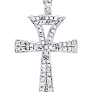 Diamond Ankh Pendant | 1.08 Carats | 2.52 Grams