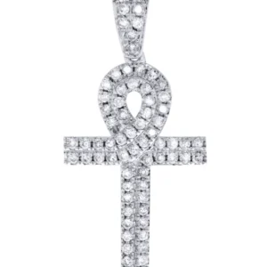 Diamond Ankh Pendant | 0.71 Carats | 2.18 Grams