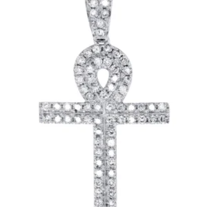 Diamond Ankh Pendant | 0.74 Carats | 2.14 Grams