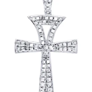 Diamond Ankh Pendant | 1.08 Carats | 2.52 Grams