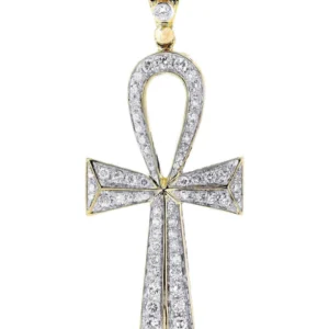 Diamond Ankh Pendant | 1.31 Carats | 9 Grams