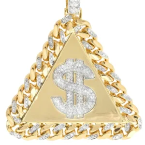 Diamond Cross Pendant| 2.33 Carats| 48.34 Grams
