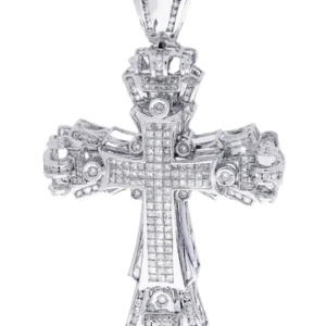 Diamond Cross Pendant| 4.3 Carats| 31.55 Grams