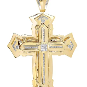 Diamond Cross Pendant | 1.03 Carats| 28.1 Grams