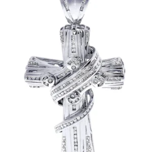 Diamond Cross Pendant| 1.68 Carats| 29.86 Grams