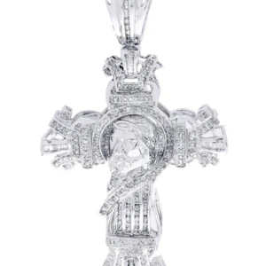 Diamond Cross Pendant| 2.7 Carats| 23.4 Grams