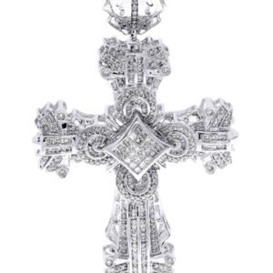 Diamond Cross Pendant| 2.08 Carats| 22.92 Grams