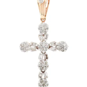 Diamond Cross Pendant | 0.15 Carats | 2.19 Grams