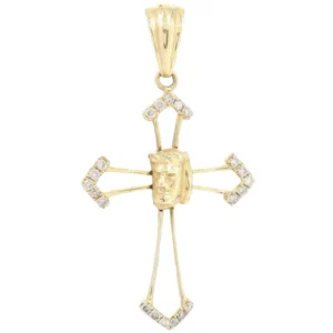 Diamond Cross Pendant | 0.2 Carats | 1.54 Grams