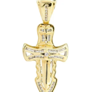 Diamond Cross Pendant | 0.32 Carats | 8.32 Grams