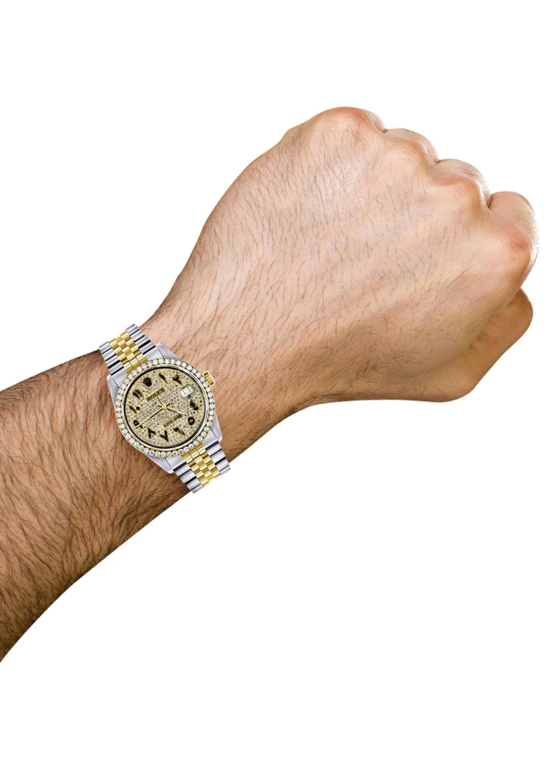 Diamond-Gold-Rolex-Watch-For-Men-16233-36Mm-Black-Arabic-Full-Diamond-Dial-Jubilee-Band-6.webp