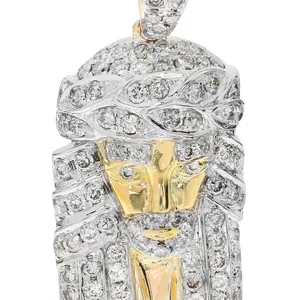 Diamond Jesus Piece | 7.03 Grams | 1.42 Carats