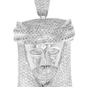 Diamond Jesus Piece | 50.67 Grams | 8.79 Carats