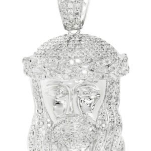 Diamond Jesus Piece | 49.17 Grams | 5.23 Carats