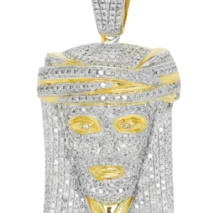 Diamond Jesus Piece | 26.72 Grams | 3.71 Carats
