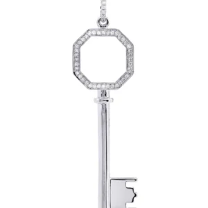 Diamond Key Pendant | 0.14 Carats | 2.51 Grams