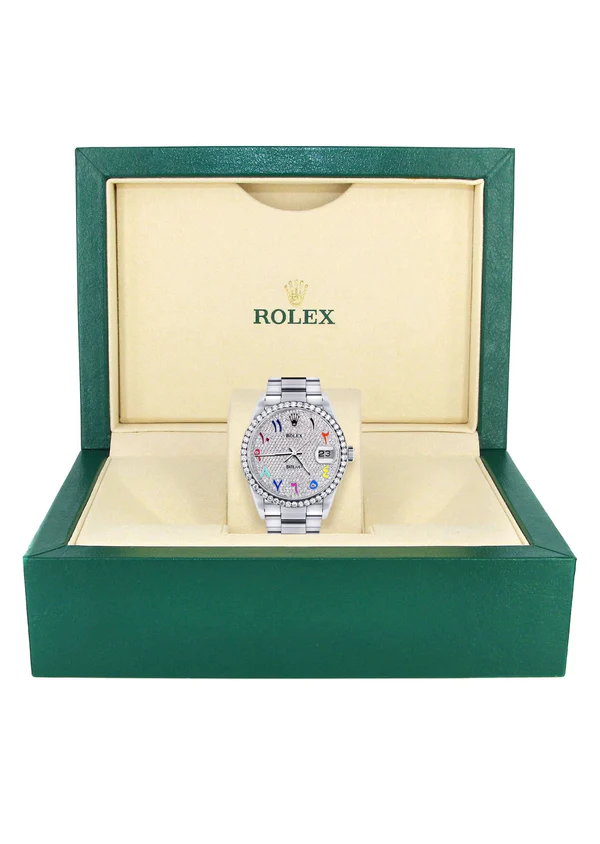 Diamond-Mens-Rolex-Datejust-Watch-16200-36MM-Full-Diamond-Color-Arabic-Dial-Oyster-Band-7.webp