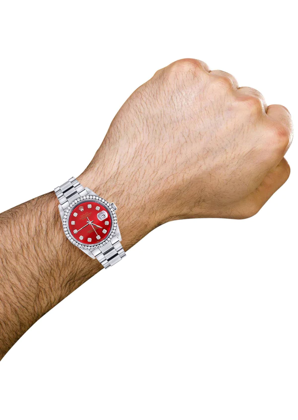 Diamond-Mens-Rolex-Datejust-Watch-16200-36Mm-Red-Diamond-Dial-Oyster-Band-4.webp