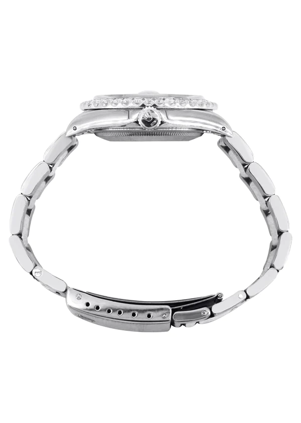 Diamond-Mens-Rolex-Datejust-Watch-16200-36Mm-White-Roman-Numeral-Dial-Oyster-Band-5.webp