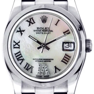 Diamond Rolex Datejust | Stainless Steel | 31 Mm