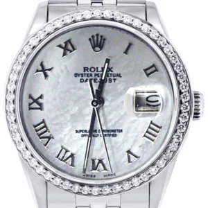 Diamond Rolex Datejust | Stainless Steel | 36 Mm