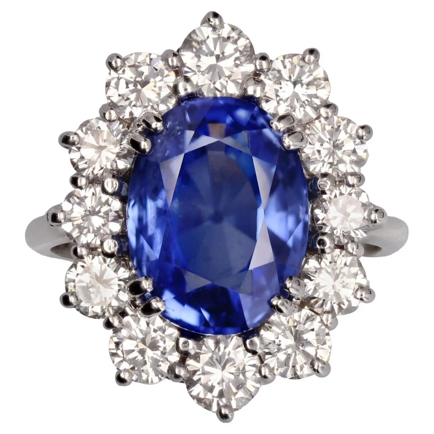 French-1960s-No-Heat-7.42-Carat-Ceylon-Sapphire-Diamond-White-Gold-Cluster-Ring-1.webp
