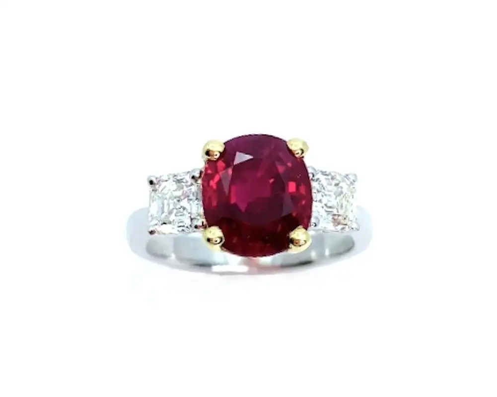 GIA-Certified-4.00-Carat-Pigeons-Blood-Burmese-Ruby-and-Diamond-3-Stone-Ring-7.webp