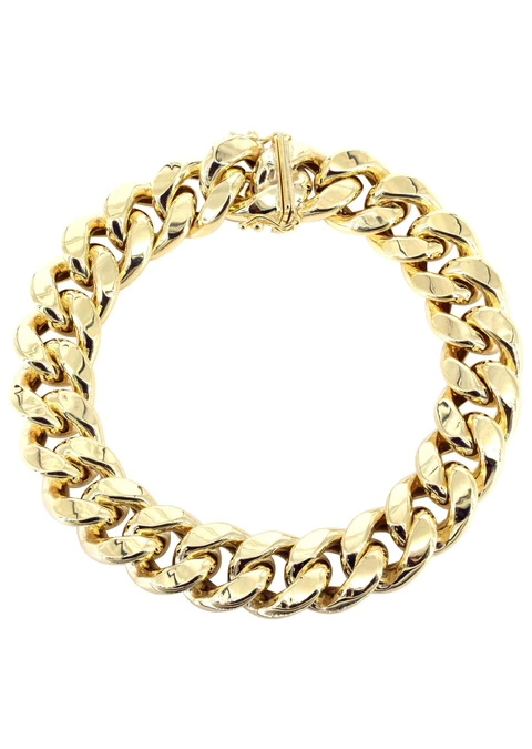 Hollow-Mens-Miami-Cuban-Link-Bracelet-10K-Yellow-Gold1.webp