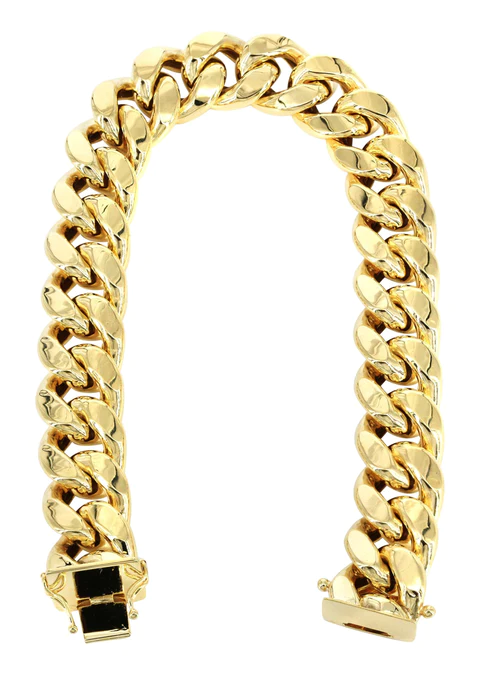 Hollow-Mens-Miami-Cuban-Link-Bracelet-10K-Yellow-Gold2.webp