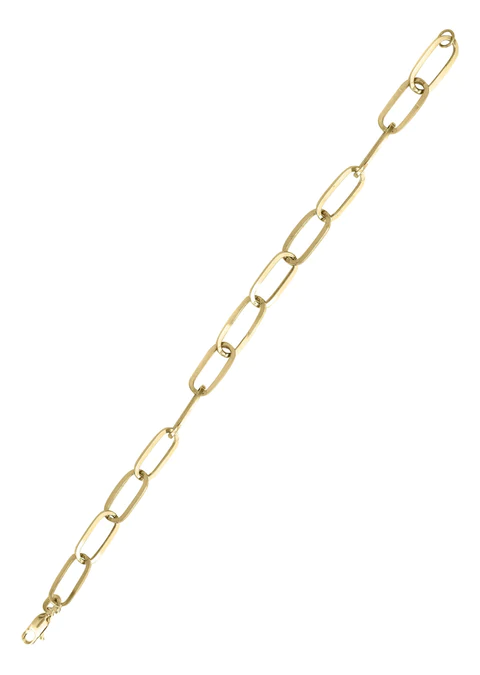 Hollow-Paper-Clip-Yellow-Gold-Bracelet3.webp