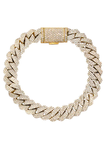 Iced-Out-Diamond-Prong-Cuban-Link-Yellow-Gold-Bracelet-10K14K1.webp