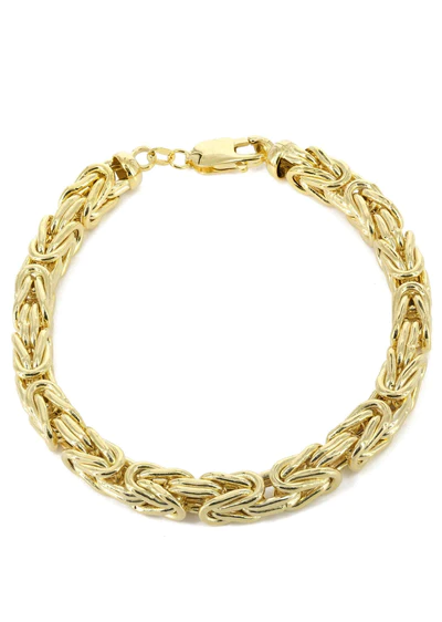 Italian-Mens-Byzantine-Bracelet-10K-Yellow-Gold1.webp