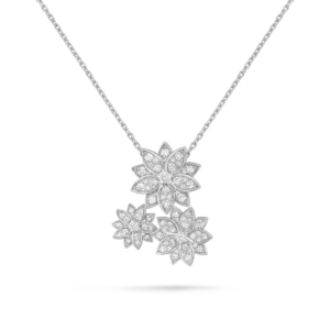 3 flowers Lotus pendant For Sale