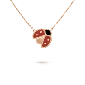 Lucky Spring pendant open wings ladybug