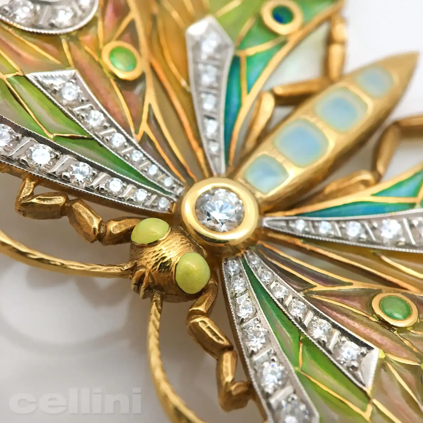 Masriera-18-Karat-Yellow-Gold-Enamel-and-Diamond-Butterfly-Brooch-4.webp