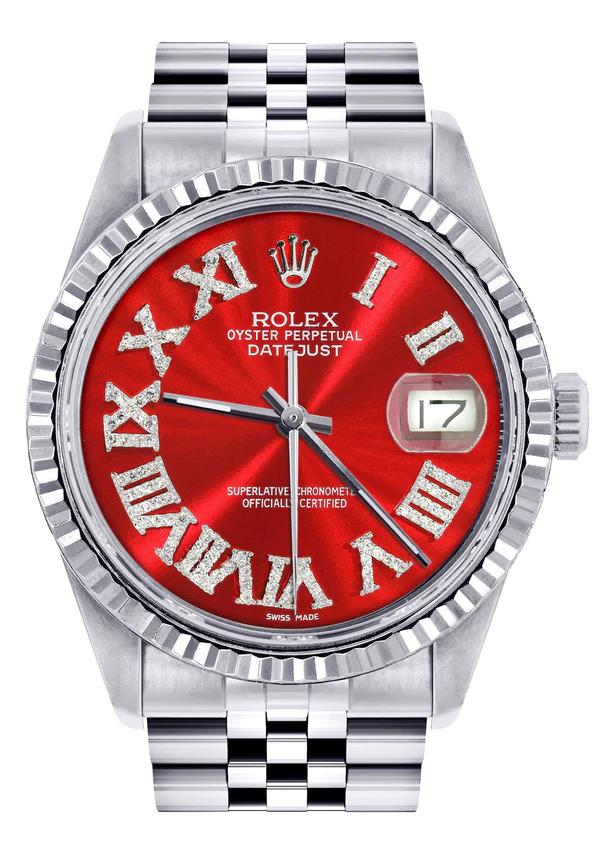 Mens-Rolex-Datejust-Watch-16200-Fluted-Bezel-36Mm-Red-Roman-Numeral-Dial-Jubilee-Band-1.webp