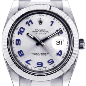 Rolex Datejust 2 | Stainless Steel | 18K White Gold Bezel | 41 Mm